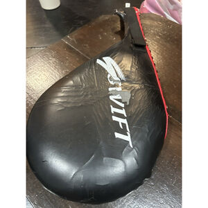 SWIFT MMA Martial Arts Karate Black Red Kicking Clapper Shield Target Pads